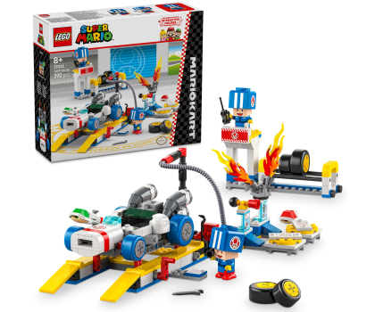 Klocki LEGO® LEGO Super Mario 72035 Mario Kart™ - Toad i jego garaż